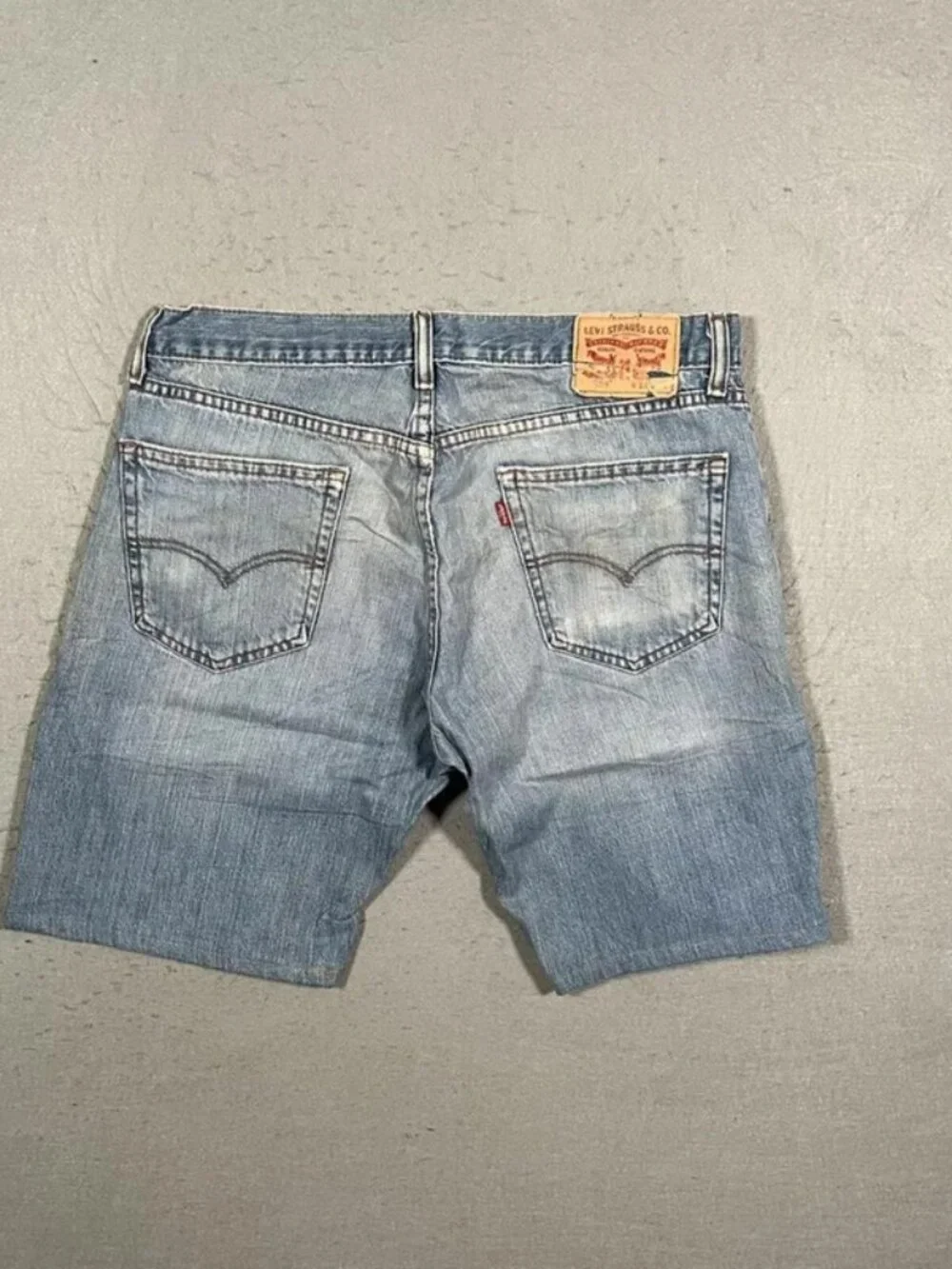 Levi’s 559 Light Blue Denim Shorts Relaxed Fit W34 I9